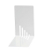 Buchstützen 3501002 8,5x14x14cm (BxTxH) Metall weiß