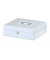 Geldkassette 301x250x89mm weiss Sicherheitszylinderschloss mit 2
