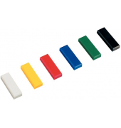 Magnet pro 53x18mm sort. Haftkr 1kg Oberfläche mattiert