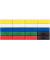 Magnet pro 53x18mm sort. Haftkr 1kg Oberfläche mattiert