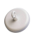 Haftmagnet 6159002, Rund mit Haken, 47mm &Oslash;, wei&szlig;, 12000g