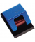 Zettelhalter Rollenclip S 6241035 4,3x3,3cm blau Kunststoff selbstklebend