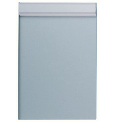 Klemmbrett Leather 2362195, A4, silber, Aluminium, inkl Aufh&auml;nge&ouml;se