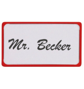 Namensschild rt Magnet