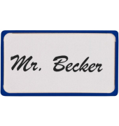 Namensschild bl Magnet