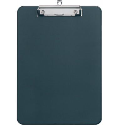 Klemmbrett Leather 2340590, A4, schwarz, Kunststoff, inkl Aufh&auml;nge&ouml;se