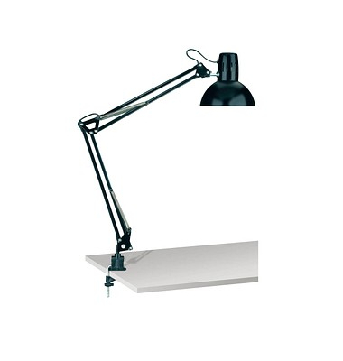 Schreibtischlampe MAULstudy 823 05 90, Energiesparlampe, mit Tischklemme, schwarz