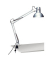 Schreibtischlampe MAULstudy, silber, mit Tischklemme