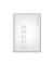 Plakat-Klapprahmen Standard, 6604308, silber, A3, Aluminium