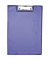 Klemmbrett 2335237, A4, blau, Karton, Folien-kaschiert, inkl Aufhängeöse