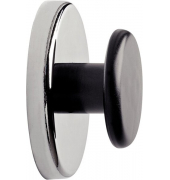 Haftmagnet 6155096, Griffknopf, 67mm &Oslash;, silber/schwarz, 12000g