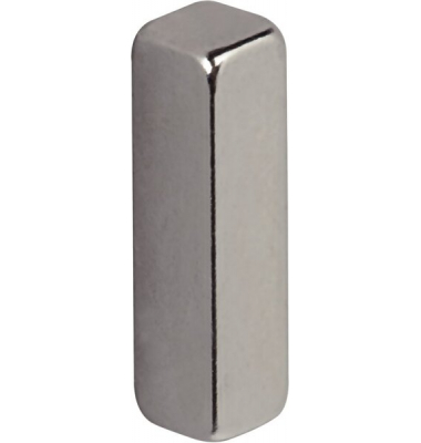 Neodym Stabmagnet 15x4x4 mm 4er Set, Haftkraft 2 kg,