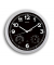 Uhr MAULdrive 30RC Funkuhr silber Wanduhr Kunststoff Rahmen Ø 30cm