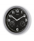 Uhr MAULdrive 30RC Funkuhr silber Wanduhr Kunststoff Rahmen Ø 30cm