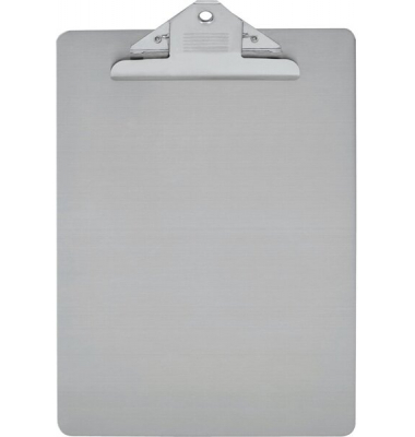 Klemmbrett MAULsteel 2356495, A4, silber, Edelstahl, inkl Aufhängeöse