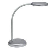 LED-Schreibtischlampe MAULjoy, silber, mit Standfuß