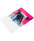 Eckspannmappe WOW 45990023, A4 pink metallic PP, mit 3 Einschlagklappen