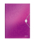 Eckspannmappe WOW 4599 45990062, A4 violett PP 80g, mit 3 Einschlagklappen