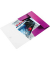 Eckspannmappe WOW 4599 45990062, A4 violett PP 80g, mit 3 Einschlagklappen