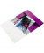 Eckspannmappe WOW 4599 45990062, A4 violett PP 80g, mit 3 Einschlagklappen