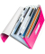 Fächermappe WOW 4589-00-23 A4 mit 6 Fächern 6-teilig blanko Kunststoff pink metallic
