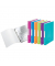 Ringbuch WOW 4258-00-23, A4 4 Ringe 25mm Ring-&Oslash; Polypropylen (PP) pink metallic