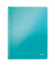 Collegeblock 4638-00-51 WOW, Muster, kariert / kariert Rand beidseitig, A4, 80g, eisblau, 80 Blatt