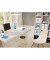 5364-10-36 Duo Colour Tischabroller WOW +1RL weiß/blau met.
