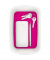 Aufbewahrungsbox MyBox 5257-10-23, 3 Liter, au&szlig;en 246x160x98mm, Kunststoff wei&szlig;/pink