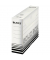 Archivbox Solid 6127-00-01, weiß/schwarz, Wellpappe, 100 % recycelt