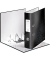 Ordner WOW 1005-00-95, A4 80mm breit PP vollfarbig, gl&auml;nzend, gemustert schwarz