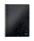 Collegeblock 4638-00-95 WOW, Muster, kariert / kariert Rand beidseitig, A4, 80g, schwarz, 80 Blatt