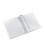 Collegeblock 4641-00-01 WOW, Muster, kariert / kariert Rand beidseitig, A5, 80g, weiß, 80 Blatt