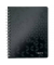 Collegeblock 4641-00-95 WOW, Muster, kariert / kariert Rand beidseitig, A5, 80g, schwarz, 80 Blatt