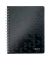 Collegeblock 4641-00-95 WOW, Muster, kariert / kariert Rand beidseitig, A5, 80g, schwarz, 80 Blatt