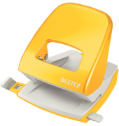 Locher WOW gelb, Stanzleistung 30 Blatt 2,5 mm, Anschlagschiene A4