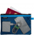Reißverschlusstasche WOW Traveller Zip, L, 6mm, 230x150mm, blau