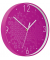 Wanduhr WOW, Ø: 29 cm, Kunststoff, pink/weiß, Ziffernblatt