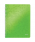 Collegeblock 4637-00-54 WOW, Muster, liniert / liniert Rand beidseitig , A4, 80g, grün, 80 Blatt