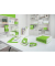 Briefablage WOW Duo Colour 5361-10-54 A4 / C4 weiß/grün Kunststoff stapelbar
