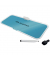 Desktop-Memoboard Cosy 52690061 380x150x60mm Glas blau