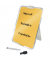 Desktop-Notizboard Cosy 39470019 216x297mm Glas gelb