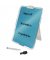 Desktop-Notizboard Cosy 39470061 216x297mm Glas blau