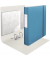 Ordner Active Cosy 1039-00-61, A4 65mm schmal Kunststoff vollfarbig blau