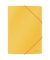 Eckspannmappe Cosy 3002-00-19, A4 gelb Karton 250g, mit 3 Einschlagklappen