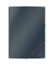 Eckspannmappe Cosy 30020089, A4 grau Karton 250g, f&uuml;r ca. 150 Blatt  (80 g/m&sup2;), mit 3 Einschlagklappen