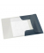 Eckspannmappe Cosy 30020089, A4 grau Karton 250g, mit 3 Einschlagklappen