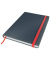 Notizbuch 4482-00-89, Cosy, grau, B5, kariert, 100g, 80 Blatt / 160 Seiten