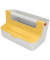 Aufbewahrungsbox Cosy 6125-00-19, mit Deckel, au&szlig;en 367x214x196mm, ABS Kunststoff gelb/hellgrau