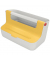 Aufbewahrungsbox Cosy 6125-00-19, mit Deckel, au&szlig;en 367x214x196mm, ABS Kunststoff gelb/hellgrau